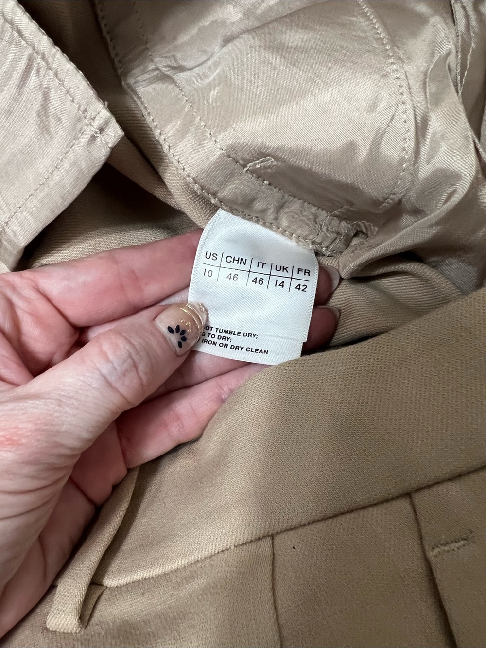 Lafayette 148 New York Manhattan Skinny
Ankle Pant 10 Tan Khaki - Picture 3 of 15